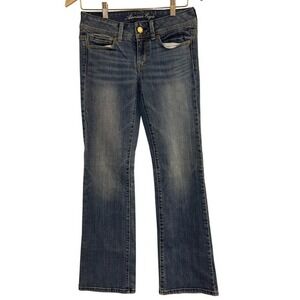 American Eagle Original Boot‎ Jeans Medium Wash Denim Bootcut Size 4